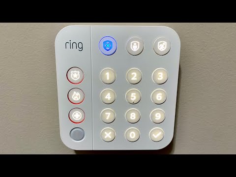Ring alarm installation London with sensors and keypad setup