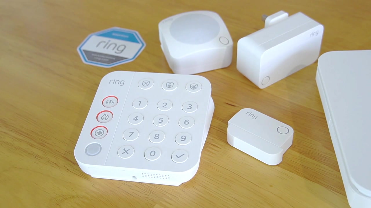 Ring Alarm installation London with keypad and sensors setup